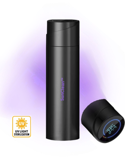 SunClean ™ Self Sterilizing Smart Bottle