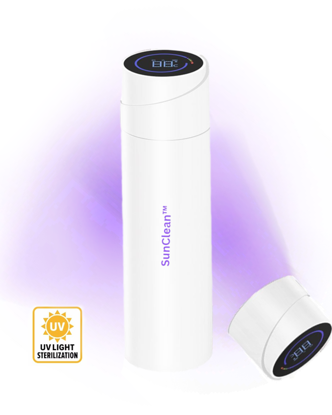 SunClean ™ Self Sterilizing Smart Bottle